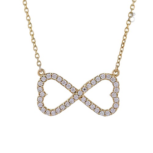 Κολιέ Άπειρο-Καρδιές